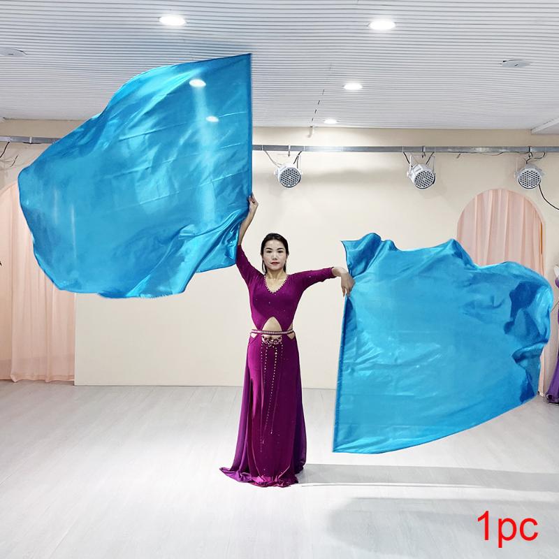 Con Bastoncini Telescopici Ventaglio Danza del Ventre Ventagli Imitazione Seta Accessori Bastoncini Estensibili Foulard Multicolore Bandiera Accessori da Ballo Leggeri