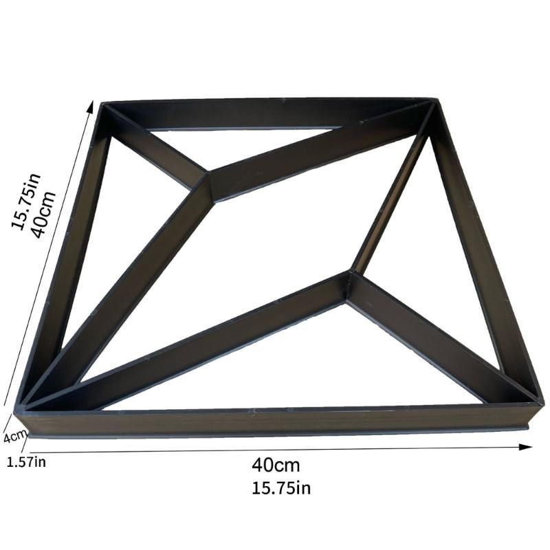 Heavy Duty Plastic Cement Brick Paver Mold Square Shape Ideal For Homemade Garden Walkways And Outdoor Flooring Projects