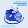 Cappello ventilato estivo per bambini USB Ricaricabile simpatico cartone animato cappello da sole a tesa aperta per ragazzi e ragazze con protezione UV