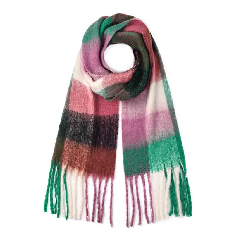 Korean Style Winter Thick Warm Scarf Women Cashmere Shawl and Wraps Pashmina Neckerchief Bufanda Female Long Tessel Echarpe 2025