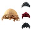Fabric Casual Beanie Hat With Tassels For Men And Women Winter Wear