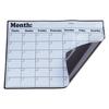 Fridge Calendar,Magnetic Monthly Planner Clear Dry Erases Board Calendar Whiteboard for Event/Meetings/Shopping Lists