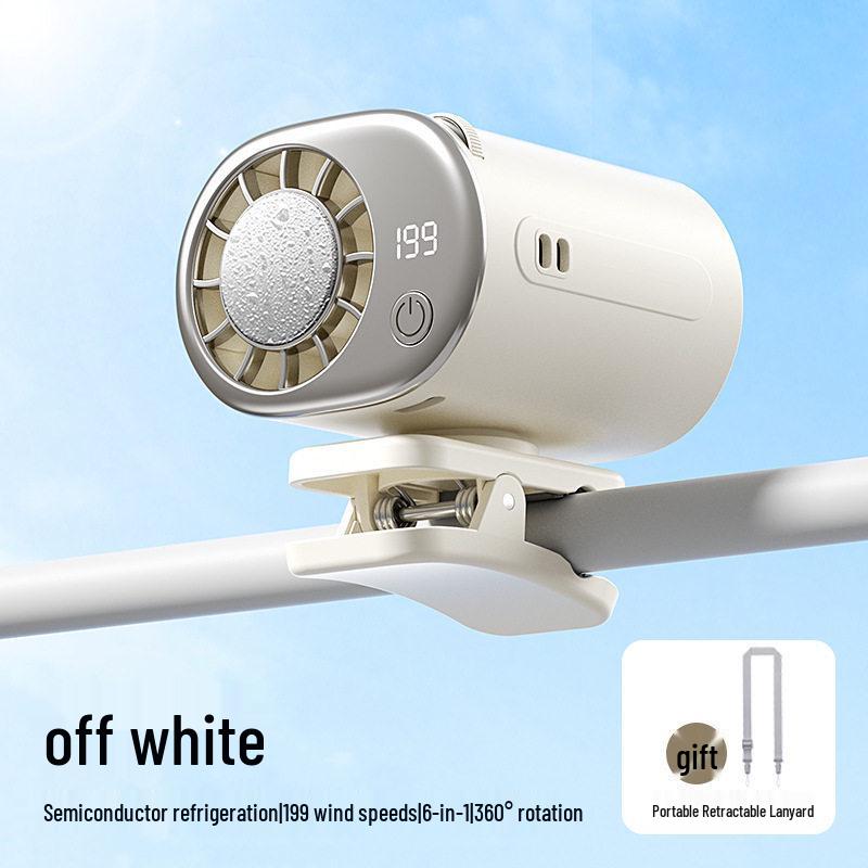 

Y32 Portable USB Clip-on Fan with Digital Display - Silent & Versatile for Outdoor, Waist, or Desktop Use 63.5*77.6*67.4 mm
