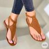 Sandals Women's Summer New Flat Casual Toe Beach Sandals