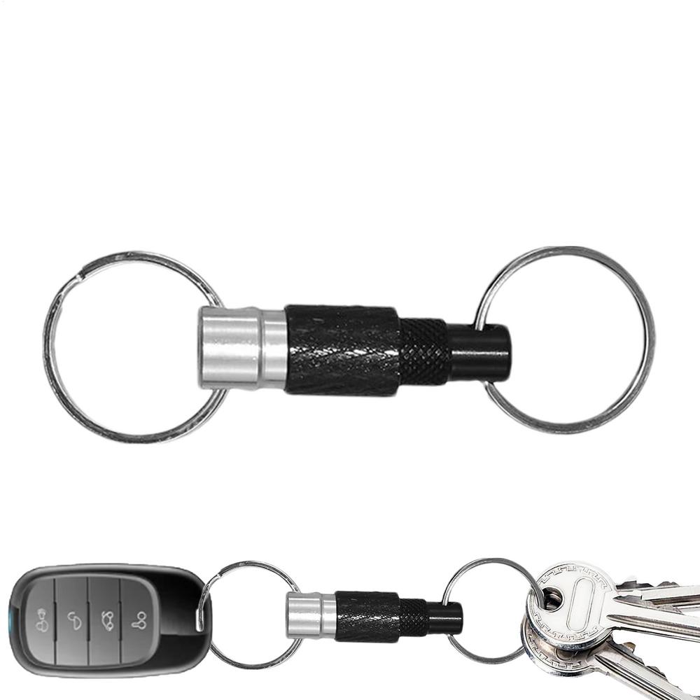 Quick Disconnect Keychain Metal Keychain For Car Keys Secure Key Holder Quick Release Keyring Compact Lightweight For Hiking