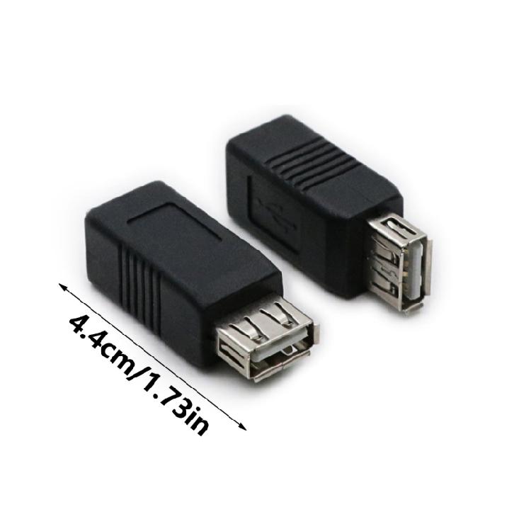 USB2.0 Type A Female To Type B Female Adapter for Versatility Device Compatibility A/B 2.0 Square Female Connectors