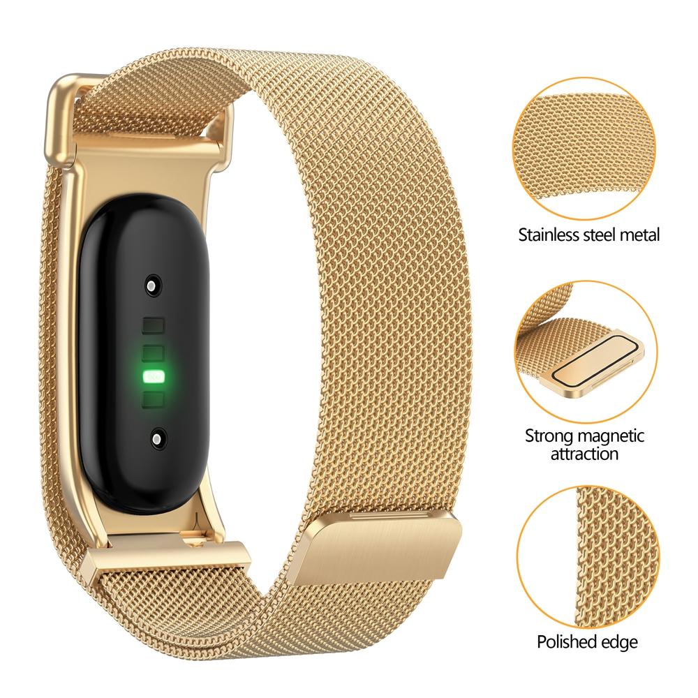 Für Google Fitbit Air Strap Edelstahl Metall Uhrenarmbänder Verstellbares Komfortables Ersatzarmband Magnetischer Verschluss