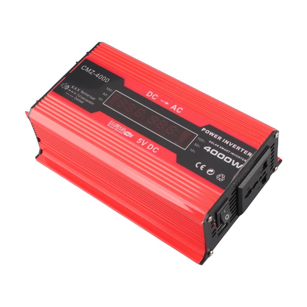 4000W   Leistung Modifizierte Sinuswelle   Wechselrichter LED-Anzeige 300W Nennleistung     12V auf AC 220V Konverter Hochfrequenz Auto-Strom  r Wechselrichter w