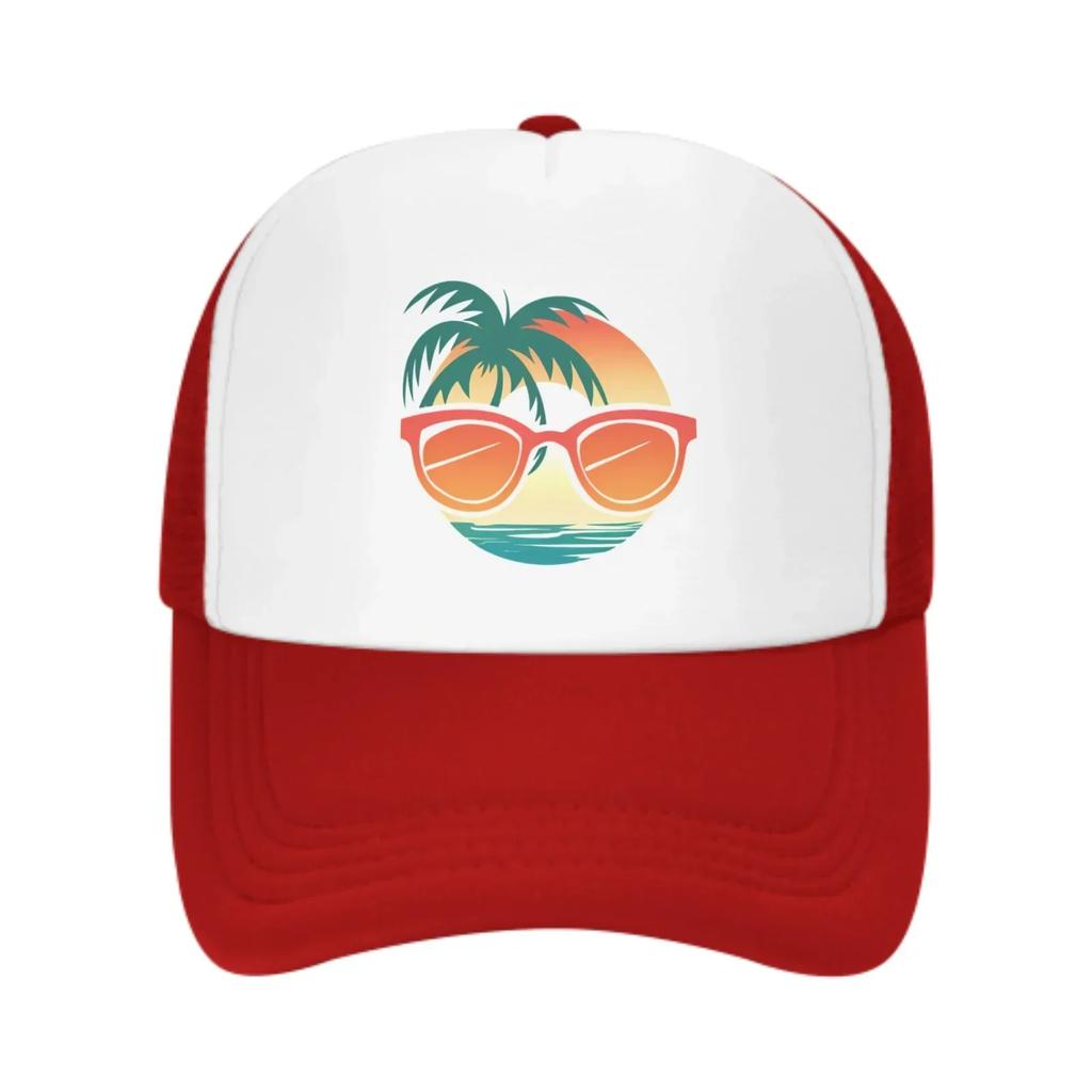 Sea Glasses Tree New Summer Leisure Sports Daily Sun Hat Fishing Outdoor Unisexs and Womens Truck Hat Fashion Duck Tongue Hat