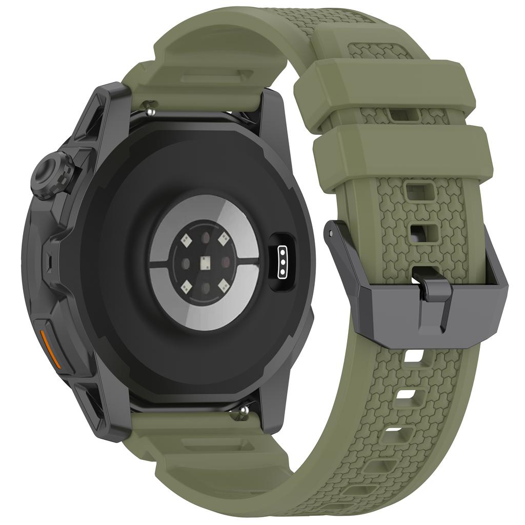 24mm Armor Watch Band for Coros Nomad/Garmin Venu X1/TicWatch Atlas Adjustable Silicone Strap