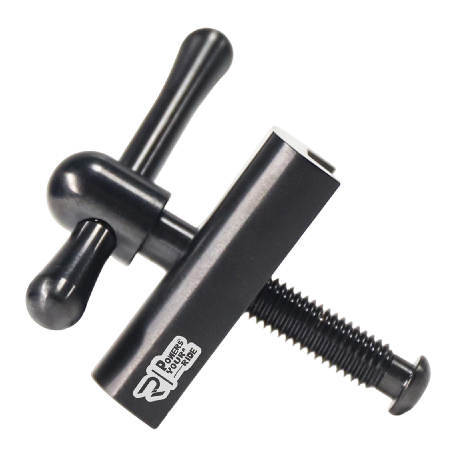 

Foldable Bicycle Hinge Clamp Strengthen Buckle Aluminum Alloy Lock Lever Nut for Frame Tube Cycling Upgrades чорний