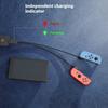 Charger Cable for Nintendo Switch OLED Joy-Con Controller 2 in 1 Gamepad USB Power Cord