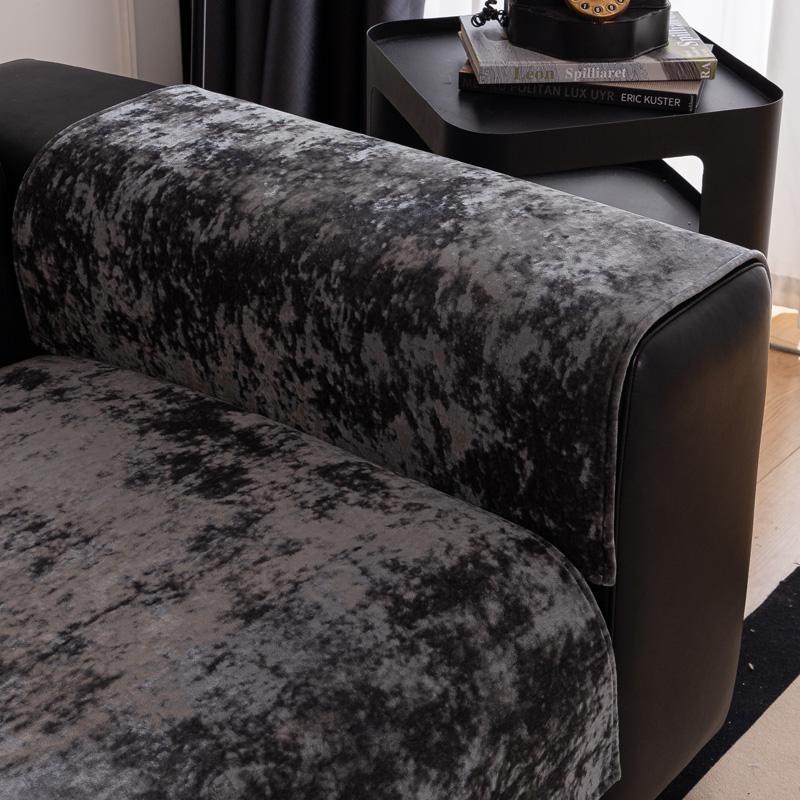 Luxury Velvet Sofa Cover Nordic Couch Cover Cushion Four Seasons Leather Universal Non-slip Back Towel for Living Room