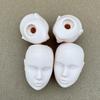 Vintage 1/6 PP Face Mold Doll Heads Fashion Doll Head Make Up Practice DIY Toy Parts Girls Birthday Gifts