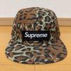 [USED] Supreme Leopard Camp Cap Olive Leopard 10ss