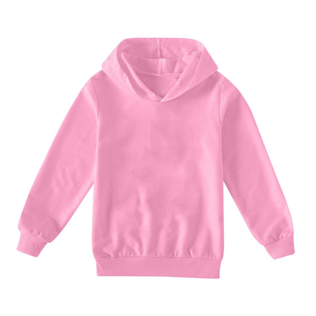 Children's Boys' Fashion Solid Color Pullover Casual Versatile Hoodie