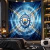 Arazzo da Appendere alla Parete Stampa Manchester City Tessuto per Soggiorno Camera da Letto Decorazione per la Casa
