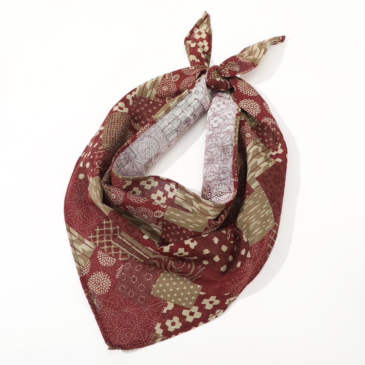 

AWAYTR Новый женский летний платок на голову с цветком, треугольная бандана, женская модная повязка для волос с принтом в виде маленькой ромашки, аксессуары для волос для девочек