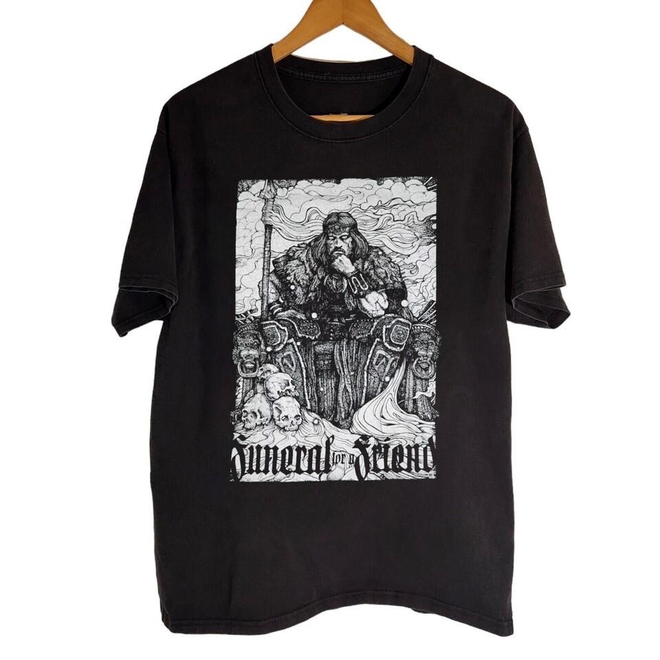 FUNERAL FOR A FRIEND Band Retro Black All Size Unisex Shirt OM74