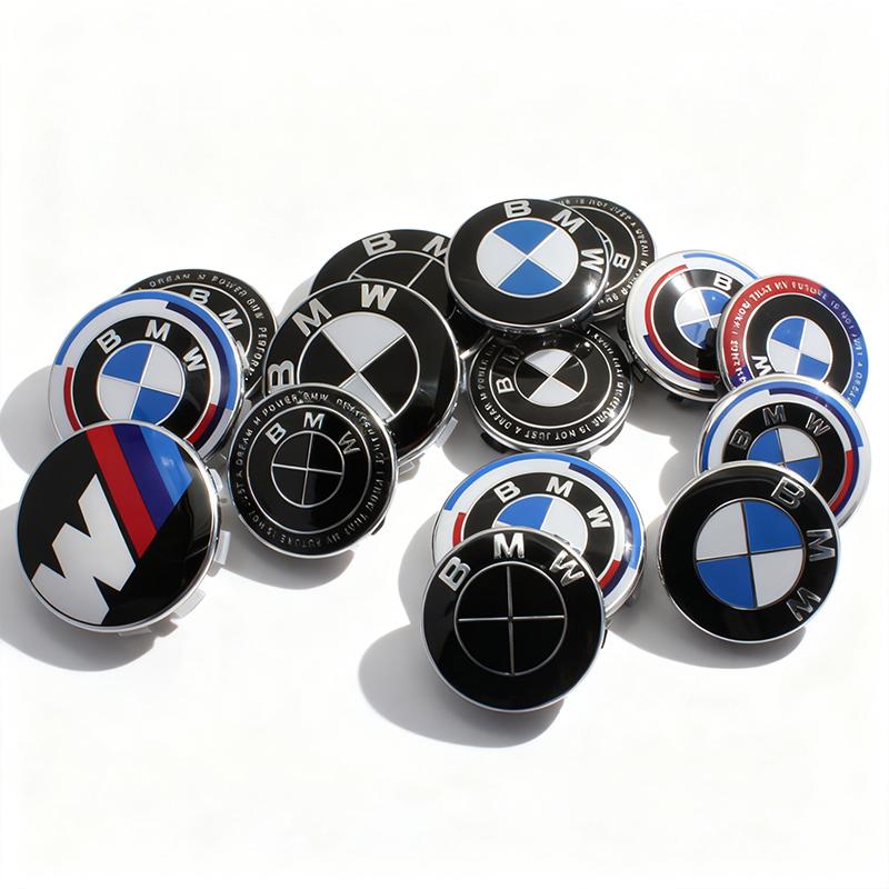56mm 68mm Car Hubcap For BMW G30 G20 M3 M5 E91 E92 E93 E36 E70 X3 X4 X5 X1 E39 F30 M Styling Wheel Center Hub Caps Covers Emblem