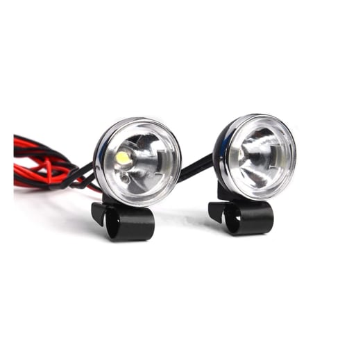 SHEAWA 1/10 RC Car Spotlight, LED Lamp, Work Light, Daytime Running Light, Universal Part for Modification, Compatible with Traxxas TRX-4, AXIAL SCX10