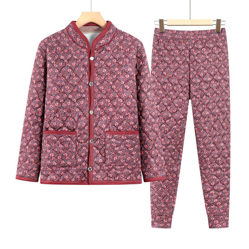 Elderly Women's Padded Thermal Set