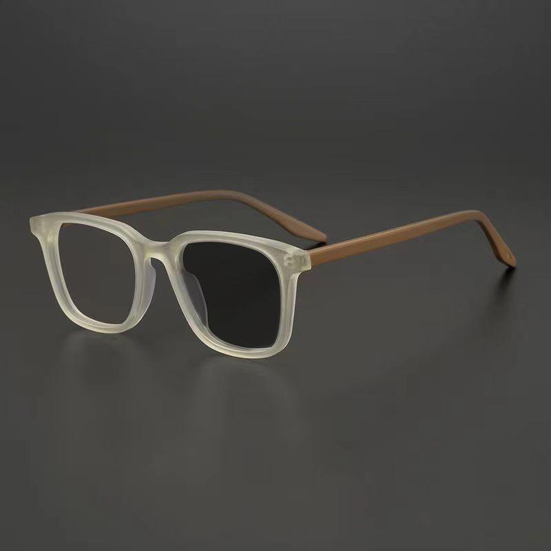 Vintage TR90 Square Reading Glasses Unisex Eyeglasses Frame Optical Prescription Eyeglasses for Women Men Retro Matte Eyewear