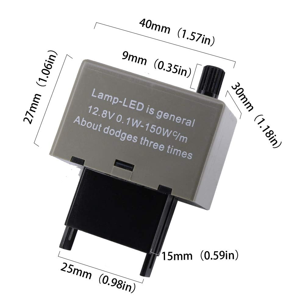 LED Turn Signal Relay for Toyota, Set of 2, Turn Signal, LED Compatible, High