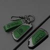 T25Fashion New Double-sided Leather Car Key Case Cover Shell Protection Auto Styling Accessories For VW Volkswagen Golf 8 MK8 Leon