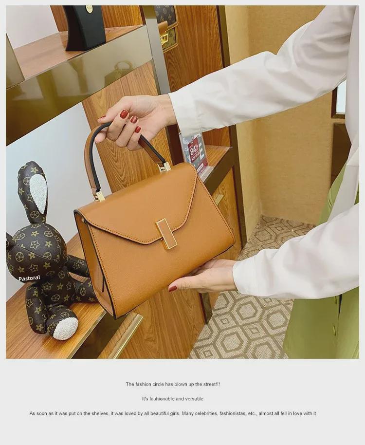 Geantă de mână de damă 2025 Rose Story din piele naturală de înaltă calitate și geantă de umăr tip messenger