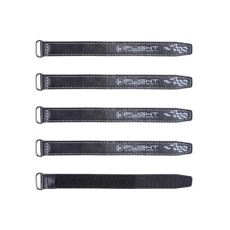 Cinghie per Batteria in Pelle Ultra-Fibra iFlight per Droni FPV (5-Pack)