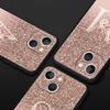 Letter Pink Shiny Phone Case For iPhone 17 16 15 Pro Max 11 12 13 14 7 8 Plus SE 2020 X XR XS Cover Soft Black