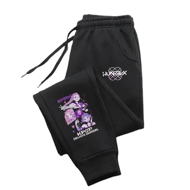 Kpop Demon Hunter Pants Harajuku Streetwear Men Women Jogging Sweatpants Print Running Trousers Sport Jogger Pants