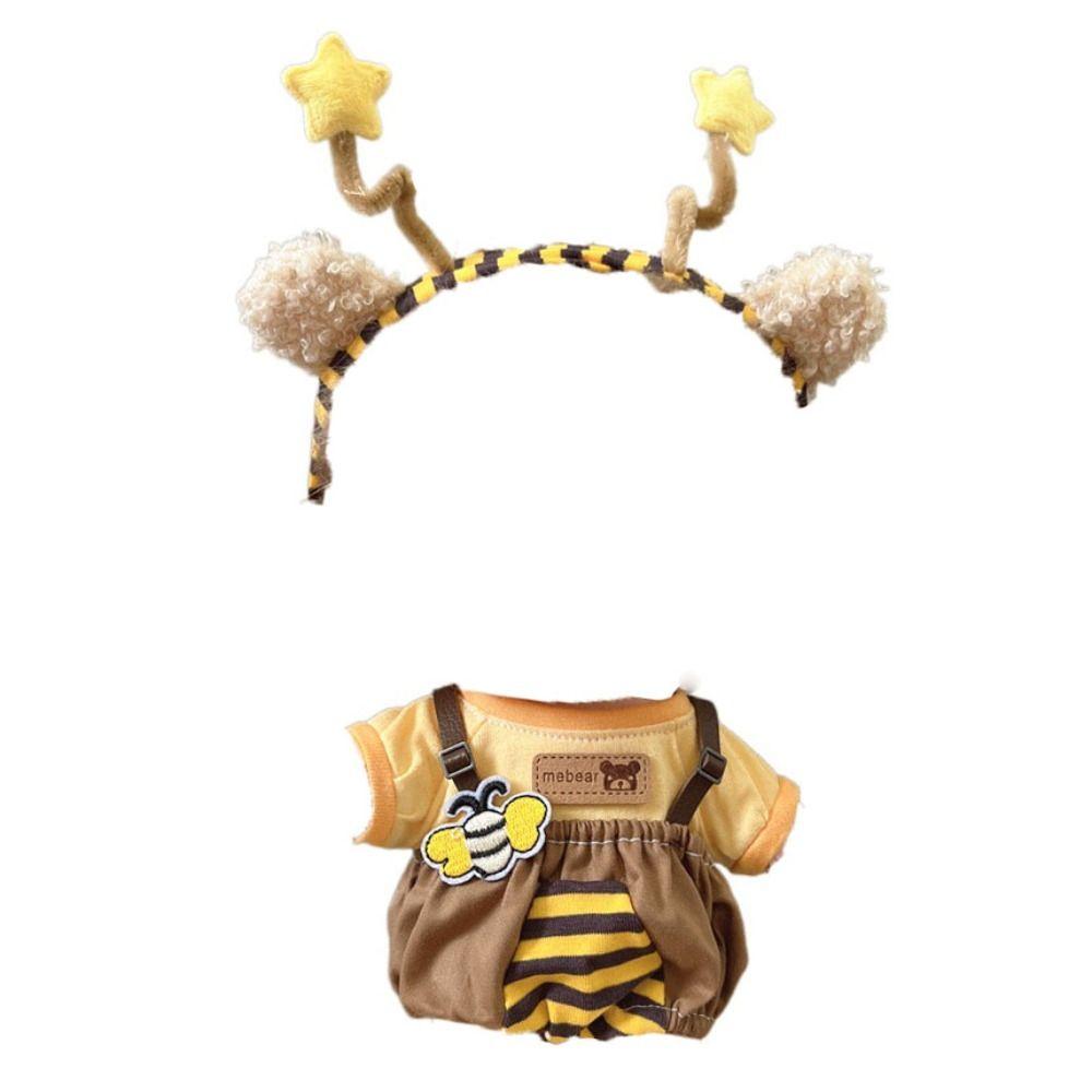 1 set Dress Up Star Doll Clothes Suit No Attributes Dolls Clothes  20cm Idol Cotton Doll