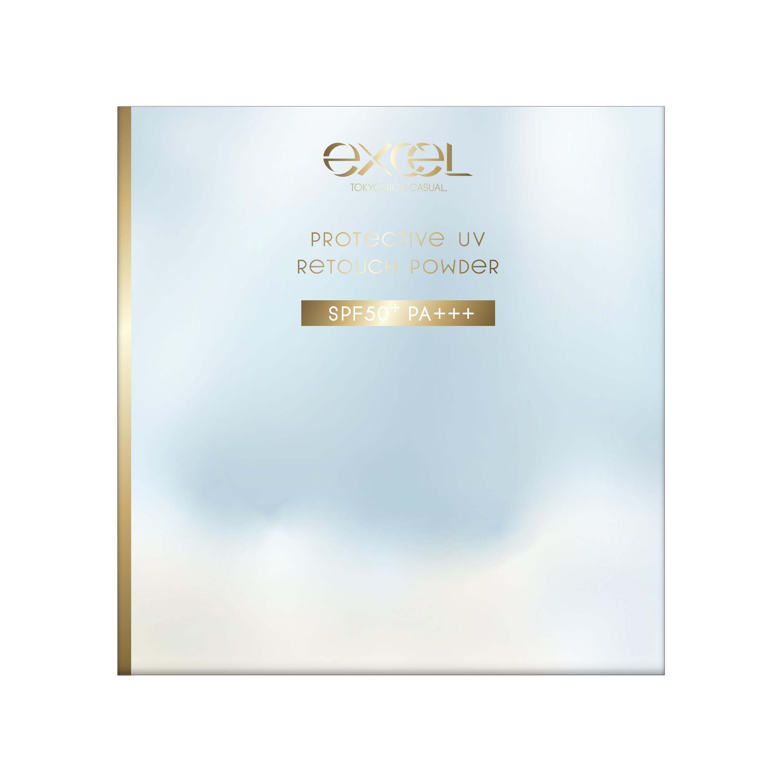

excel Protective UV Retouch Powder с Puff Clear Beige Limited Edition
