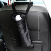 Portable Car Seat Back Trash Holder Hang Litter Bag Garbage Storage Rubbish Container Oxford Cloth Car Waste Bins Cleaning Tools