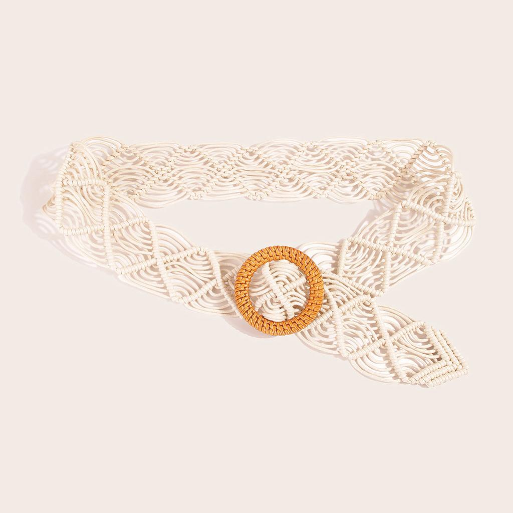 Woven Vintage Waist Belt For Women With Handmade Rope Craft For Summer And Outfits Winter