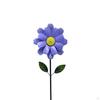 Garden Stake with Metal Sunflower Wind Spinner for Outdoor Use Height 116cm