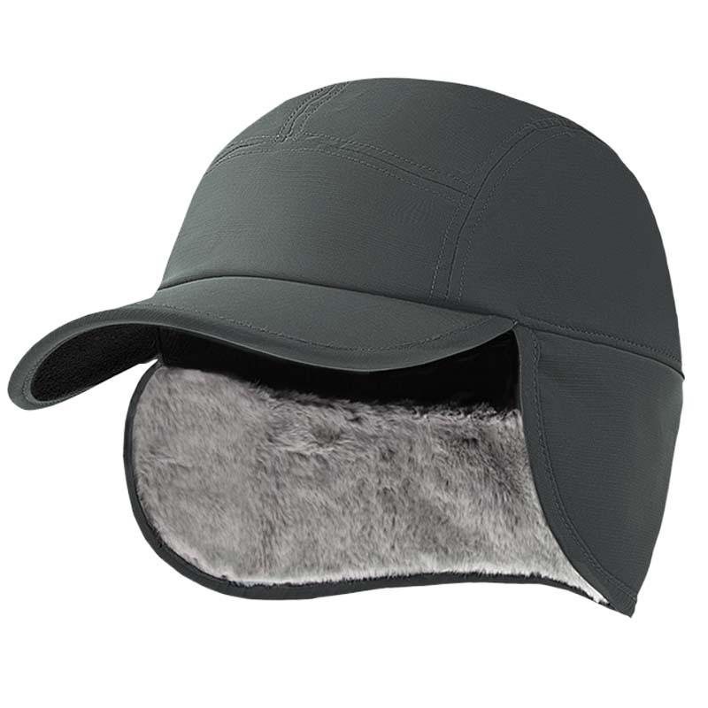 Winter new cold-proof melon fur hat men's velvet warm ear protection outdoor ski hat windproof warm cap