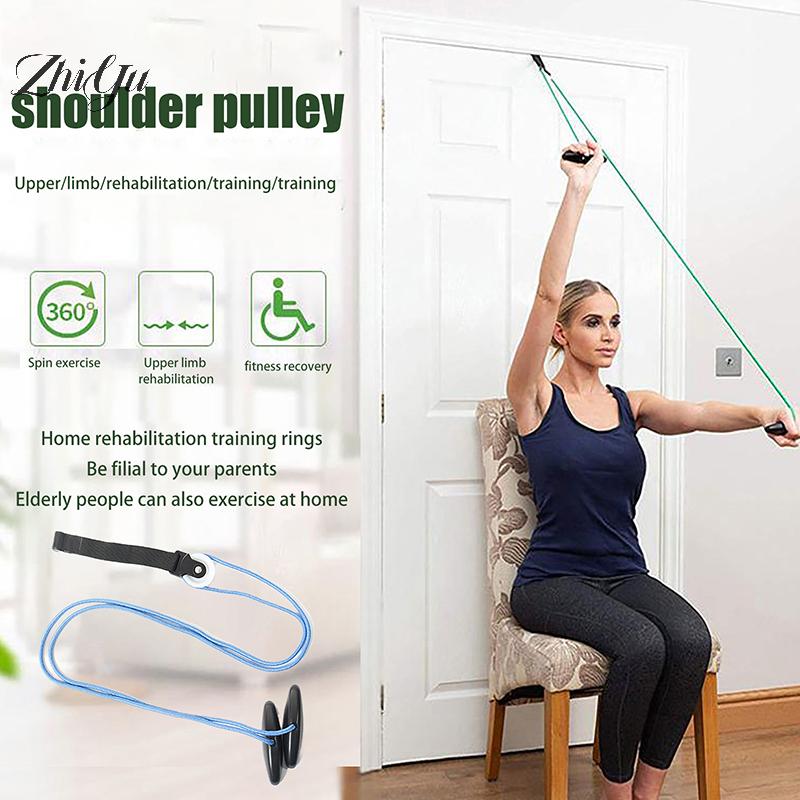 Schmerzlinderung Oberarm Schultergelenk Rehabilitation Türschlüssel Übungstrainer Heimtraining Verwendung Hängende Seilzug Halterung Kit