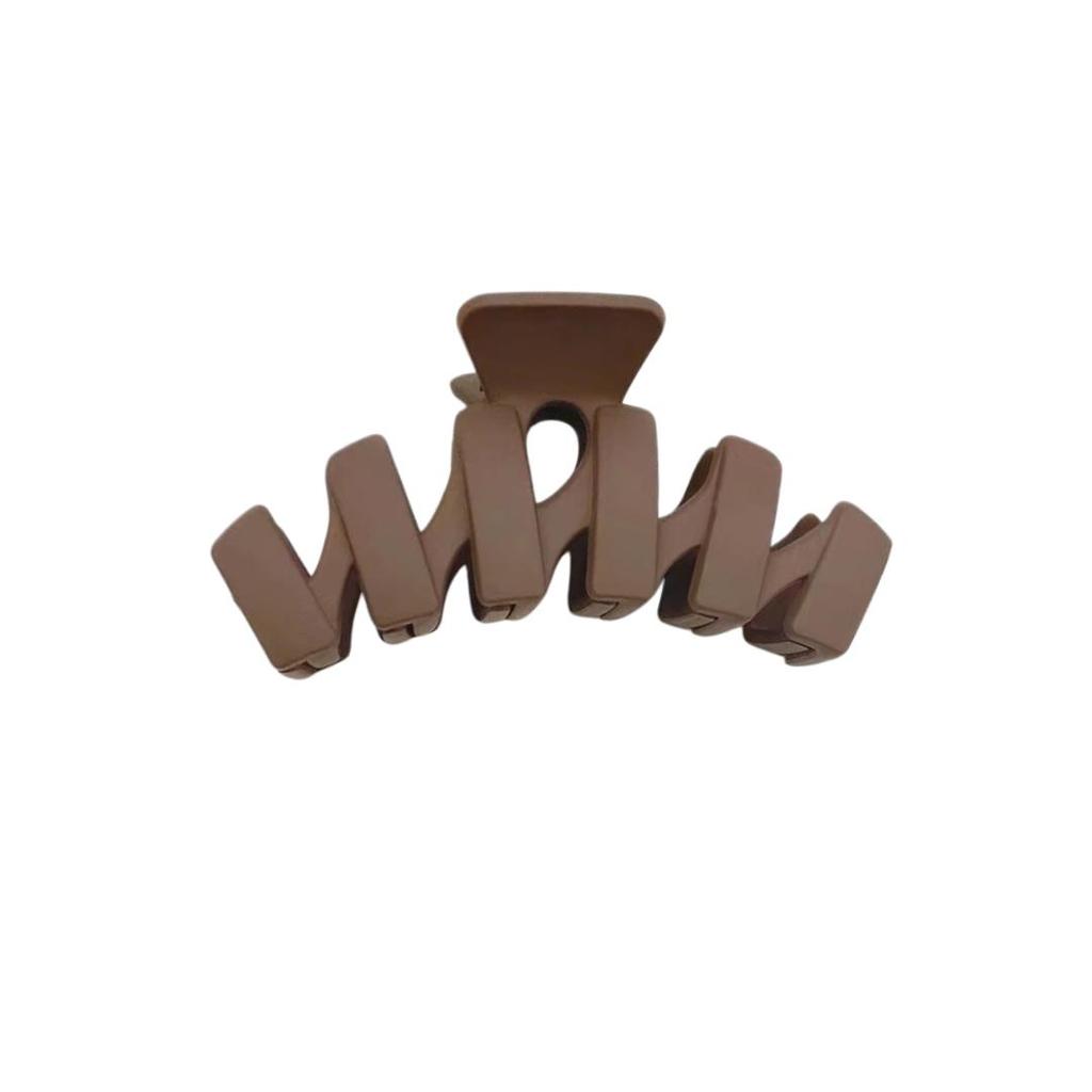 CHIMERA Versatile Hair Clip, Large Claw Clip, Bun Hairstyle, Hair Accessory, Brown