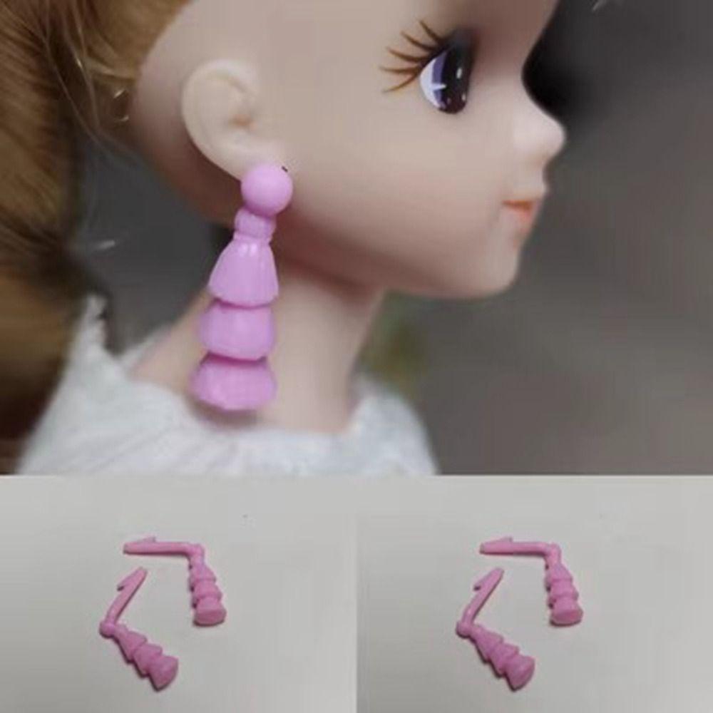 Plastic Mini Eyeglasses Multi-Styles Doll Ear Pendants New DIY Toys  30cm 1/6 Dolls