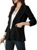 2025 European Slim Fit Women's Solid Color Long Sleeve Single Button Casual Blazer