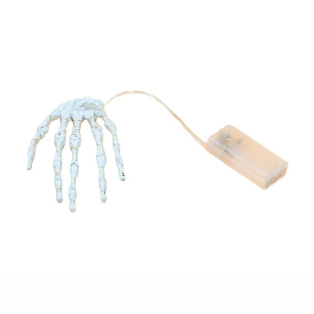 LED Glowing Skeleton Hand Handmade Halloween Decorative Lights  Indoor Outdoor