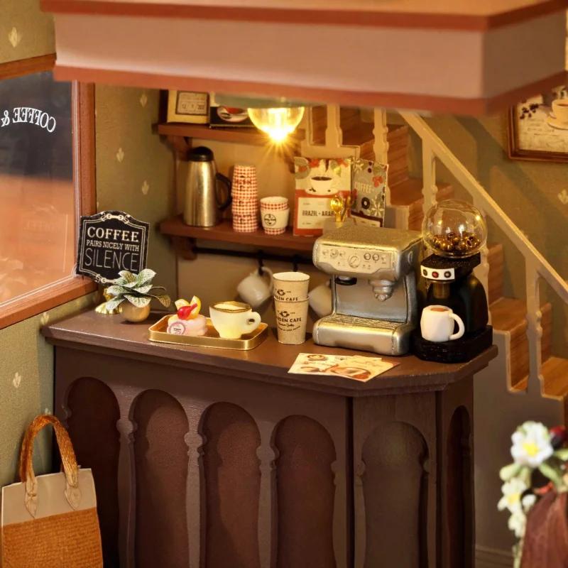 Handmade Mini Villa Model, DIY Cottage, Meet Time Puzzle, Creative Birthday Gift