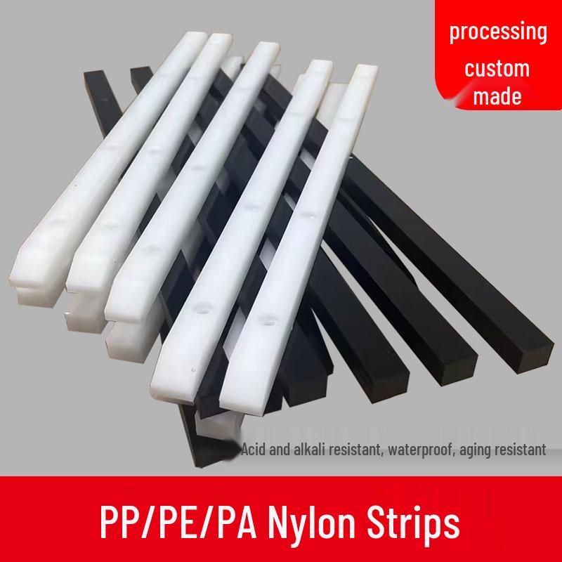 Durable Nylon & POM Plastic Strips - Custom Hole Processing Available