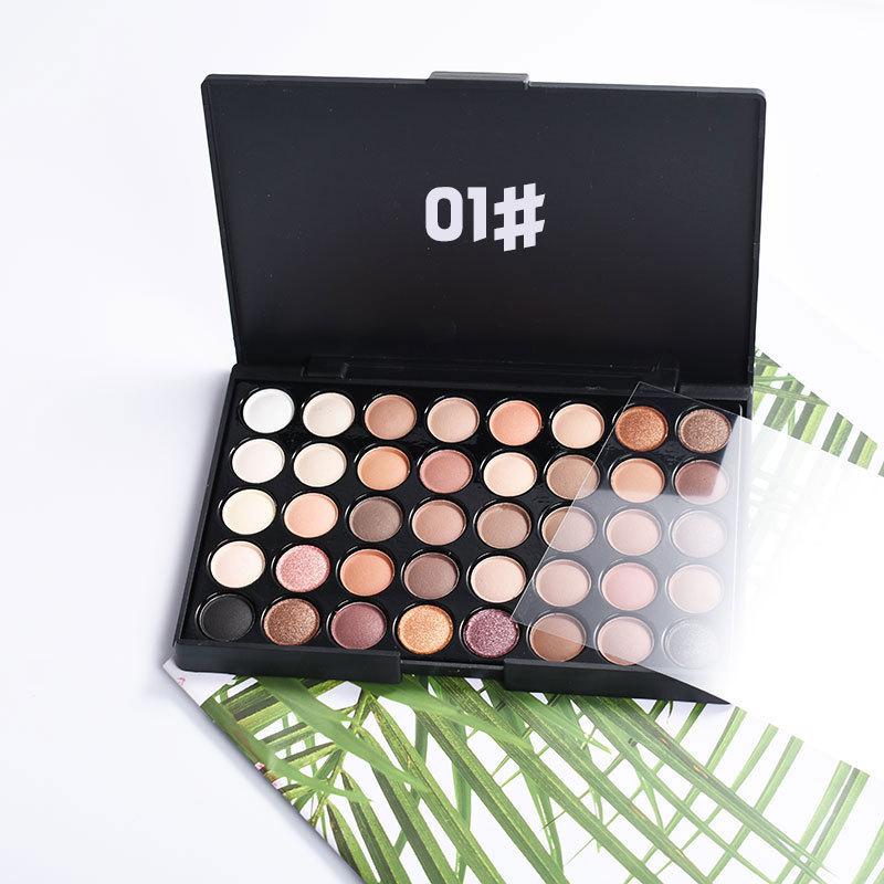 40-Color Eyeshadow Disc, Multi-color Mix and Match Powder, Even and Obedient, Non-flying Powder Eyeshadow Makeup