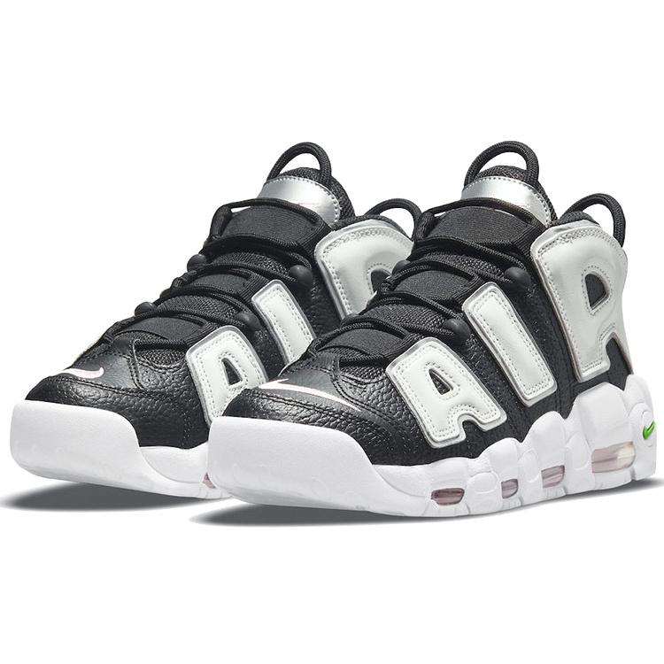 New Nike Air More Uptempo Black White Green Women's DN8008-001