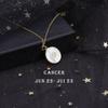 12 Constellation Symbol Titanium Steel Necklace Couple Necklace