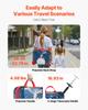 VEVOR Ride-on Luggage, 26 L Capacity, 18 Inches Tow Along Toddler Carry on Luggage with Wheels, Adjustable Shoulder Strap